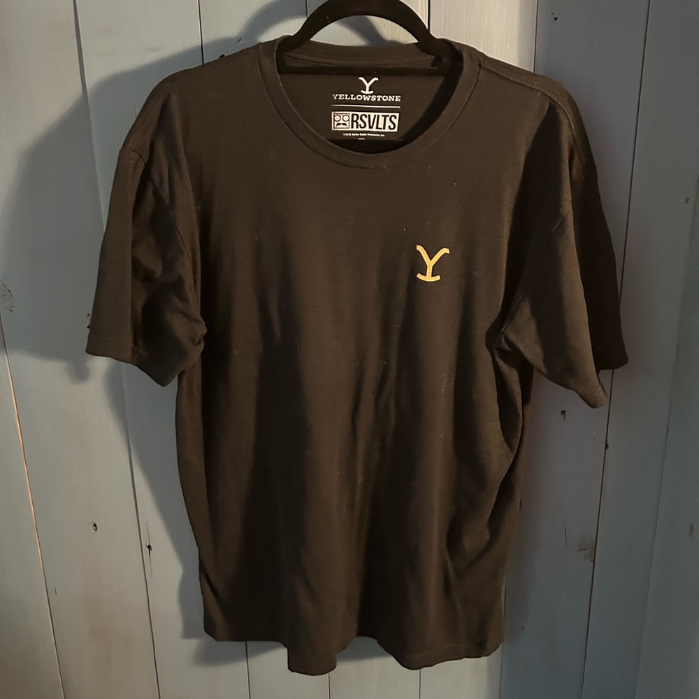 Roosevelts Yellowstone Black T-Shirt, Men’s XL